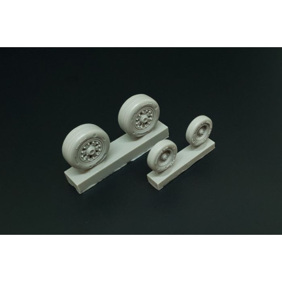 Brengun BRL48135 1/48 F/A-18 Wheels resin set of wheels