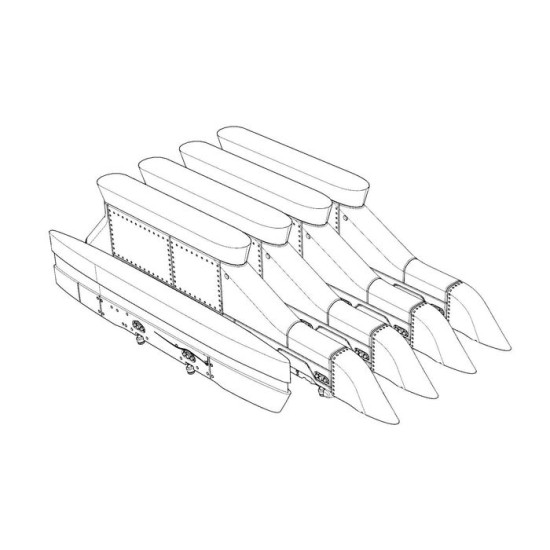 Brengun BRL48138 1/48 F/A-18 A/B/C/D Hornet pylones Resin pylons for Hornet