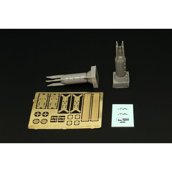 Brengun BRL48147 1/48 Mk54 depth charge (2pcs) Resin set of modern US