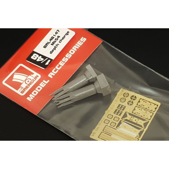 Brengun BRL48147 1/48 Mk54 depth charge (2pcs) Resin set of modern US