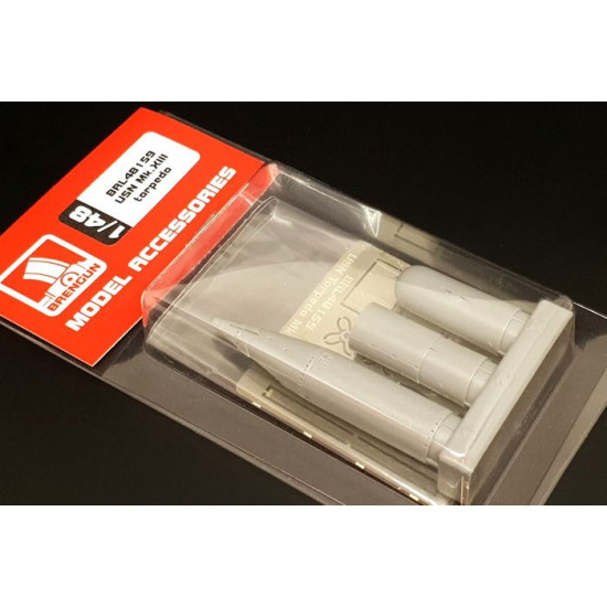 Brengun BRL48159 1/48 USN Mk.XIII torpedo Resin construction kit of U.S. torpedo