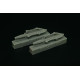 Brengun BRL48164 1/48 TER-9A triple bomb ejector rack resin US for F-16 2pcs