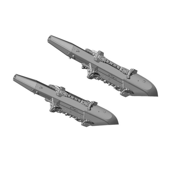 Brengun BRL48164 1/48 TER-9A triple bomb ejector rack resin US for F-16 2pcs