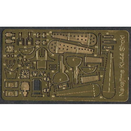 Brengun BRL72019 1/72 Ki-44 Shoki - Tojo PE accessories for SWORD kit