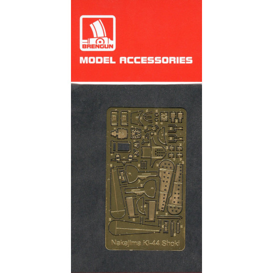 Brengun BRL72019 1/72 Ki-44 Shoki - Tojo PE accessories for SWORD kit