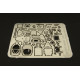 Brengun BRL72025 1/72 Spitfire PR Mk IV PE parts for SWORD kit
