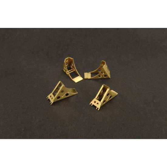 Brengun BRL72027 1/72 Soviet modern wheel chocks PE accessories