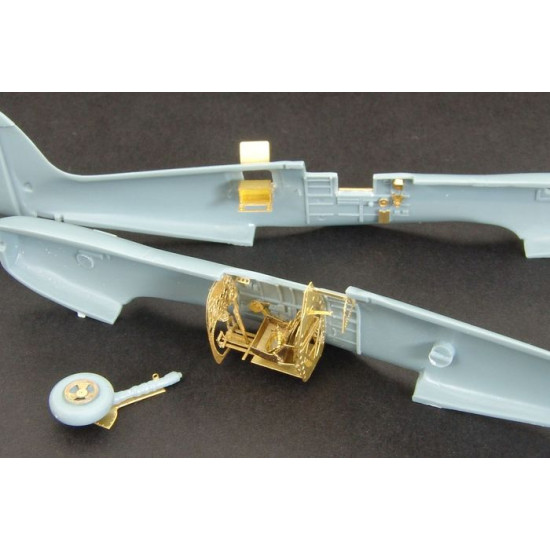 Brengun BRL72028 1/72 Spitfire LF Mk IX e PE parts for SWORD kit