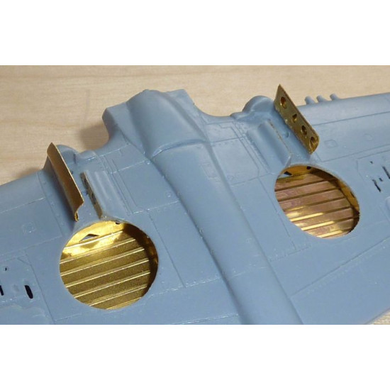 Brengun BRL72039 1/72 P-40 E -Kittyhawk Mk Ia PE parts for LEGATO AZmodels kit