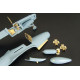 Brengun BRL72050 1/72 P-39Q-L-N P-400 Airacobra PE parts for RS models kit