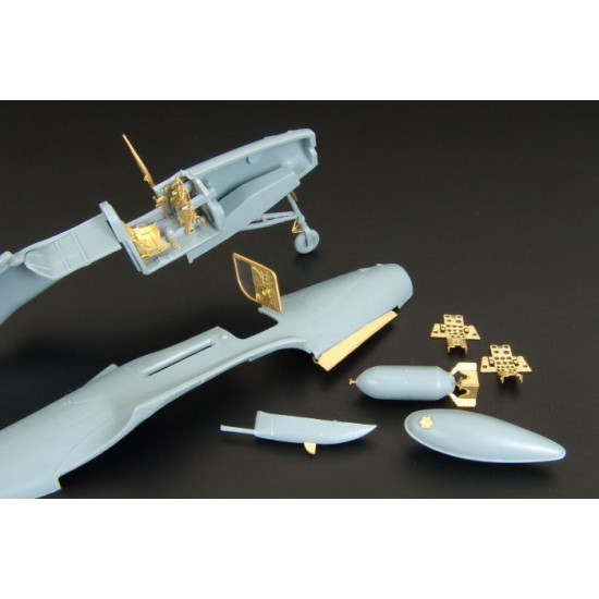 Brengun BRL72050 1/72 P-39Q-L-N P-400 Airacobra PE parts for RS models kit