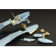 Brengun BRL72050 1/72 P-39Q-L-N P-400 Airacobra PE parts for RS models kit
