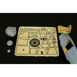 Brengun BRL72061 1/72 P-26A Peashooter (Azmodel) PE parts for AZmodel kit