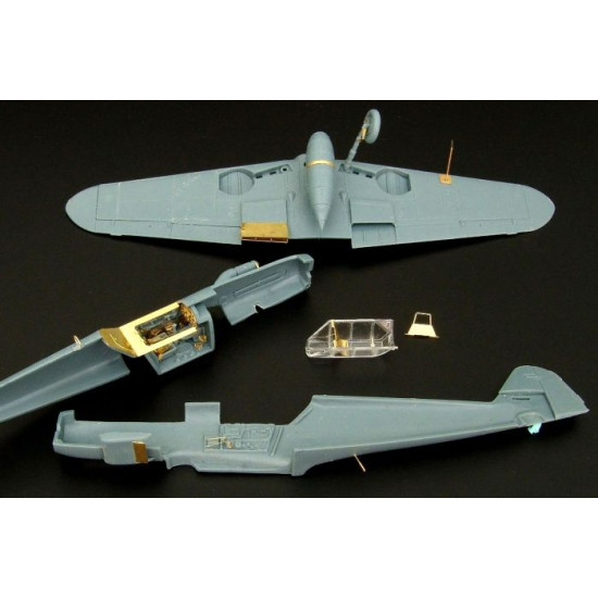 Brengun BRL72070 1/72 Bf-109 G-family (AZ model) PE parts for AZ kit