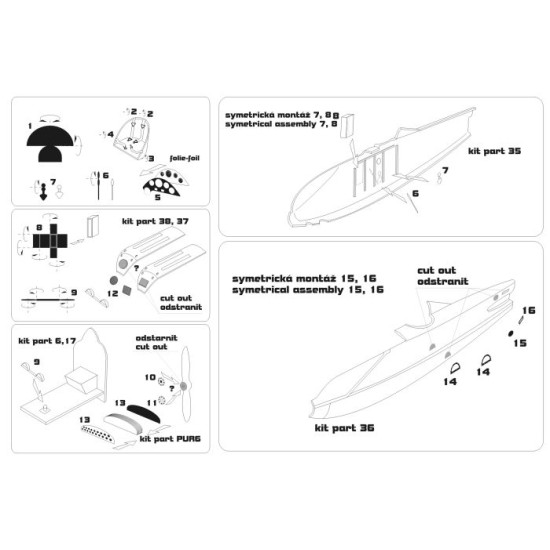 Brengun BRL72072 1/72 Avia Bh-21 (FLY) PE parts for FLY kit