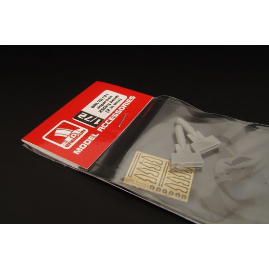Brengun BRL72131 1/72 Japanese 250kg bomb Resin-PE kit of Japanese bombs 2pcs