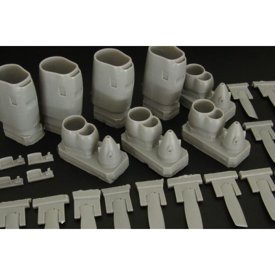 Brengun BRL72154 1/72 C-130 E-H engine set Resin set for Italeri kit