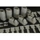 Brengun BRL72154 1/72 C-130 E-H engine set Resin set for Italeri kit