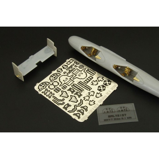 Brengun BRL72157 1/72 Ohka MXY7-K1 KAI (two seat) PE set for Brengun kit