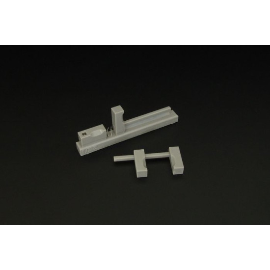 Brengun BRL72162 1/72 WWII U S Navy Wheel chocks resin set of wheel chocks