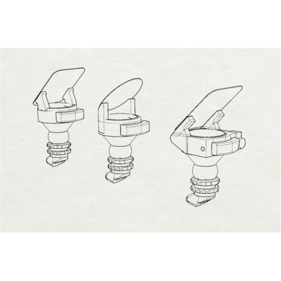 Brengun BRL72163 1/72 British reflector gunsight WWII resin set