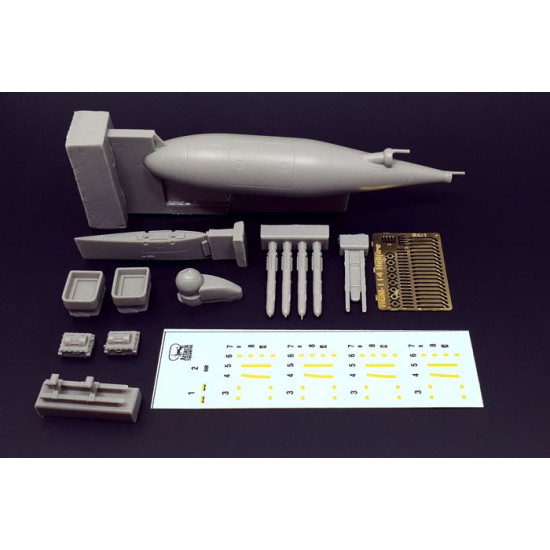 Brengun BRL72172 1/72 KC-130J Harvest Hawk resin conversion set