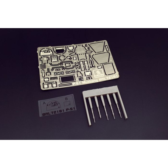 Brengun BRL72181 1/72 P-51- Mustang Ia PE accessories for Brengun kit