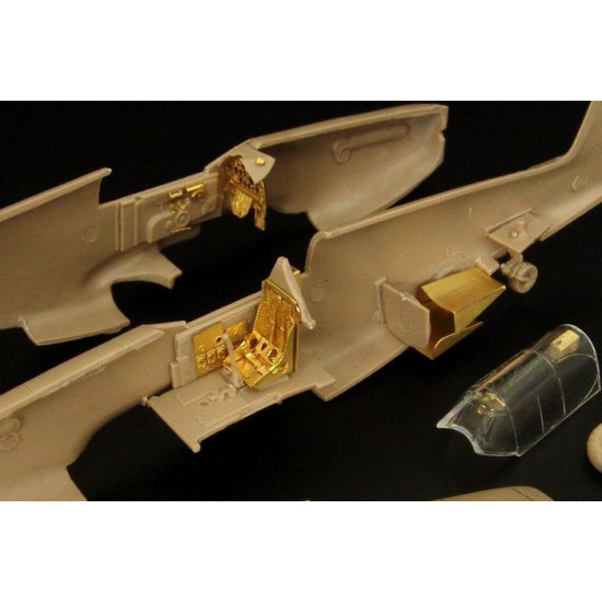 Brengun BRL72181 1/72 P-51- Mustang Ia PE accessories for Brengun kit