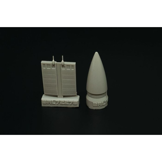 Brengun BRL72278 1/72 MiG-29A Radome and closed upper jet intakes resin Italeri