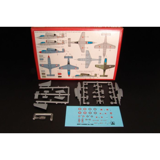 Brengun BRP144006 1/144 He-162 A2 War prizes“ plastic construction kit