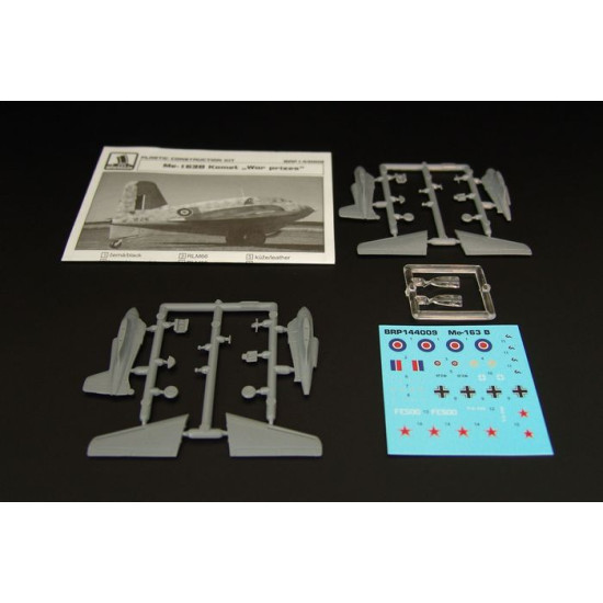 Brengun BRP144009 1/144 Me-163B KOMET War prizes“ plastic construction kit
