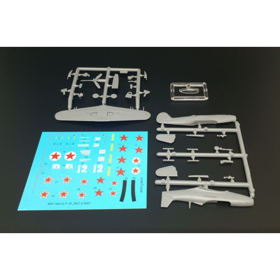 Brengun BRP144016 1/144 P-39 Airacobra „Red Stars“ plastic construction kit