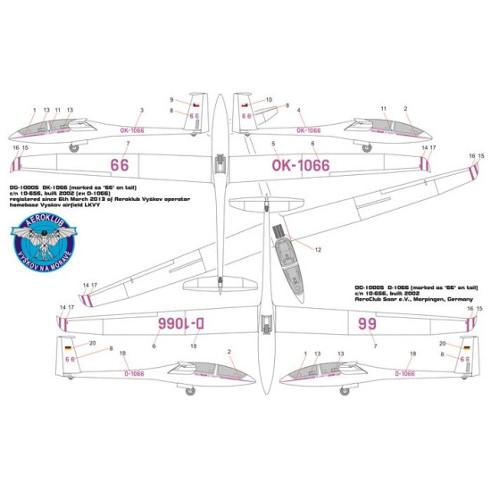 Brengun BRP48006 1/48 DG-1000S Glider 