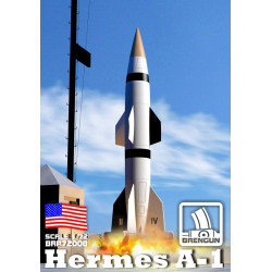 Brengun BRP72008 1/72 Hermes A1 rocket plastic construction kit