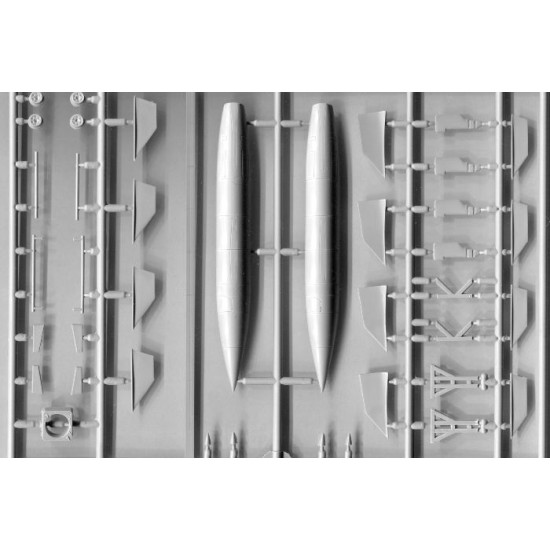 Brengun BRP72008 1/72 Hermes A1 rocket plastic construction kit