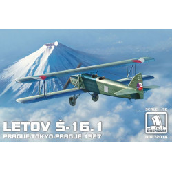 Brengun BRP72014 1/72 Letov S-16 1 Prague-Tokyo-Prague plastic construction kit