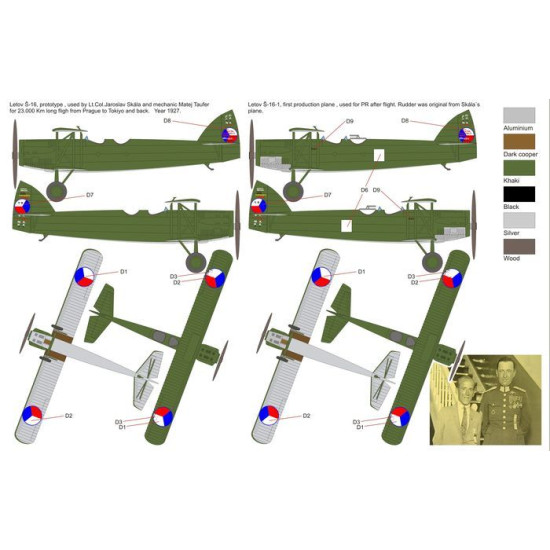 Brengun BRP72014 1/72 Letov S-16 1 Prague-Tokyo-Prague plastic construction kit