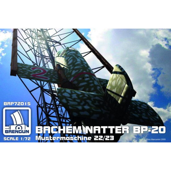 Brengun BRP72015 1/72 Bachem Natter 22-23 Plastic kit of first manned Natter