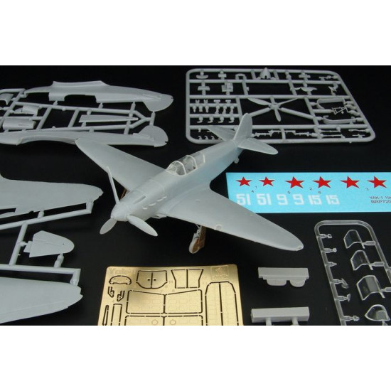 Brengun BRP72021 1/72 Jak-1 (mod 1942) plastic construction kit