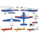 Brengun BRP72043 1/72 Extra EA-300 4 blade propeller aerobatic plane plastic kit