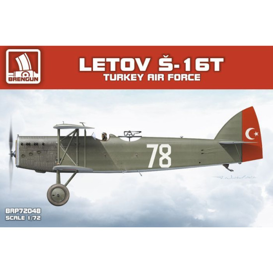 Brengun BRP72048 1/72 Letov S-16T (Turkey) plastic injection kit