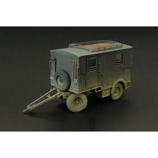 Brengun BRS144009 1/144 Ah 472 Luftwaffe trailer resin-PE construction kit