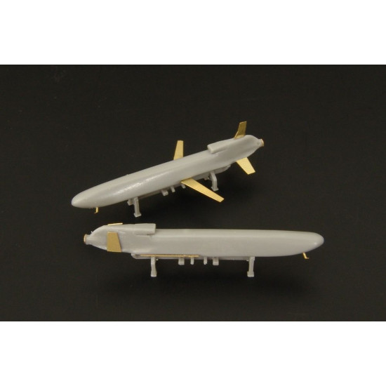 Brengun BRS144013 1/144 AGM-86 ALCM model kit of cruise missile 2pcs