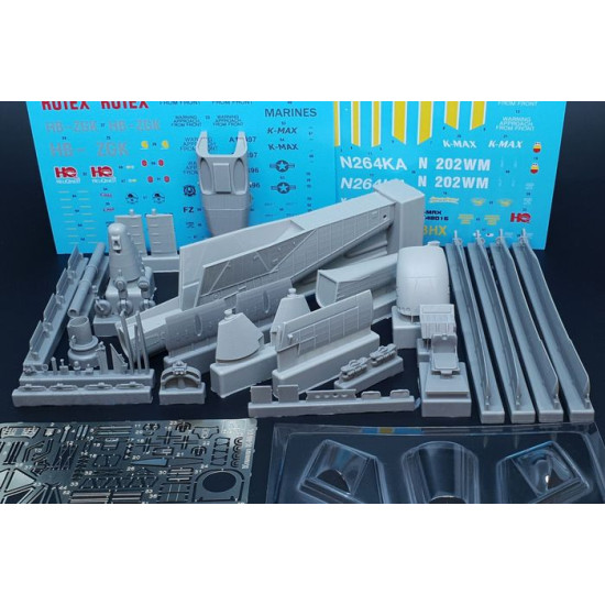 Brengun BRS48016 1/48 Kaman K-MAX Resin construction kit of U.S. helicopter