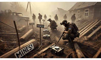 The idea of a military diorama: 