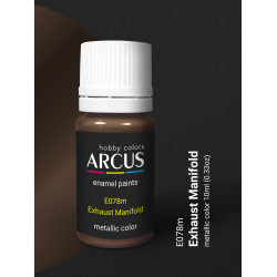 Arcus 078 Enamel paint Metallic color Exhaust Manifold Saturated color 10ml
