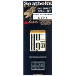 Hgw 132546 1/32 Seatbelts For Dornier Do 335b-2 Pfeil Pre-cut Laser Hk Models