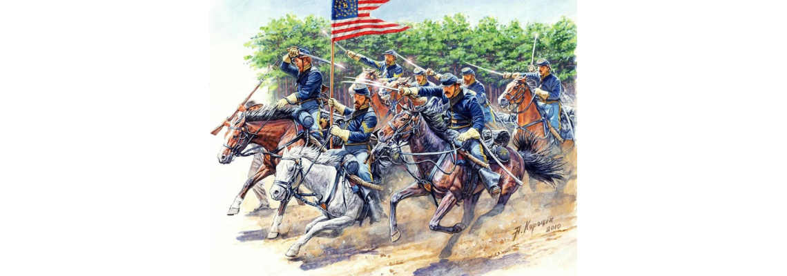 Recreate the Bravery of the 8th Pennsylvania Cavalry Regiment with the MASTER BOX 3550 Figure Model Kit