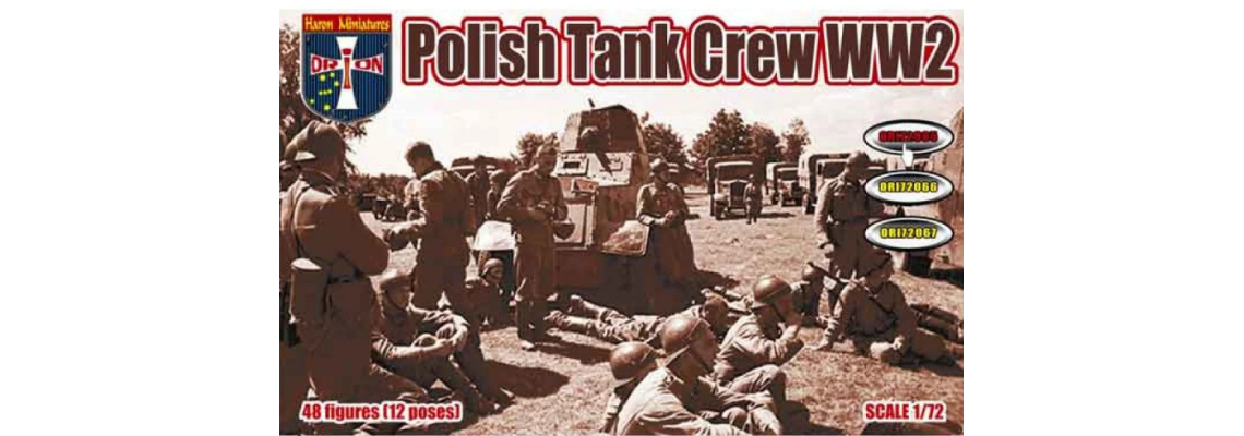 Create a Stunning Display with ORION 72065 1/72 Polish Tank Crew WW2 Plastic Model Kit