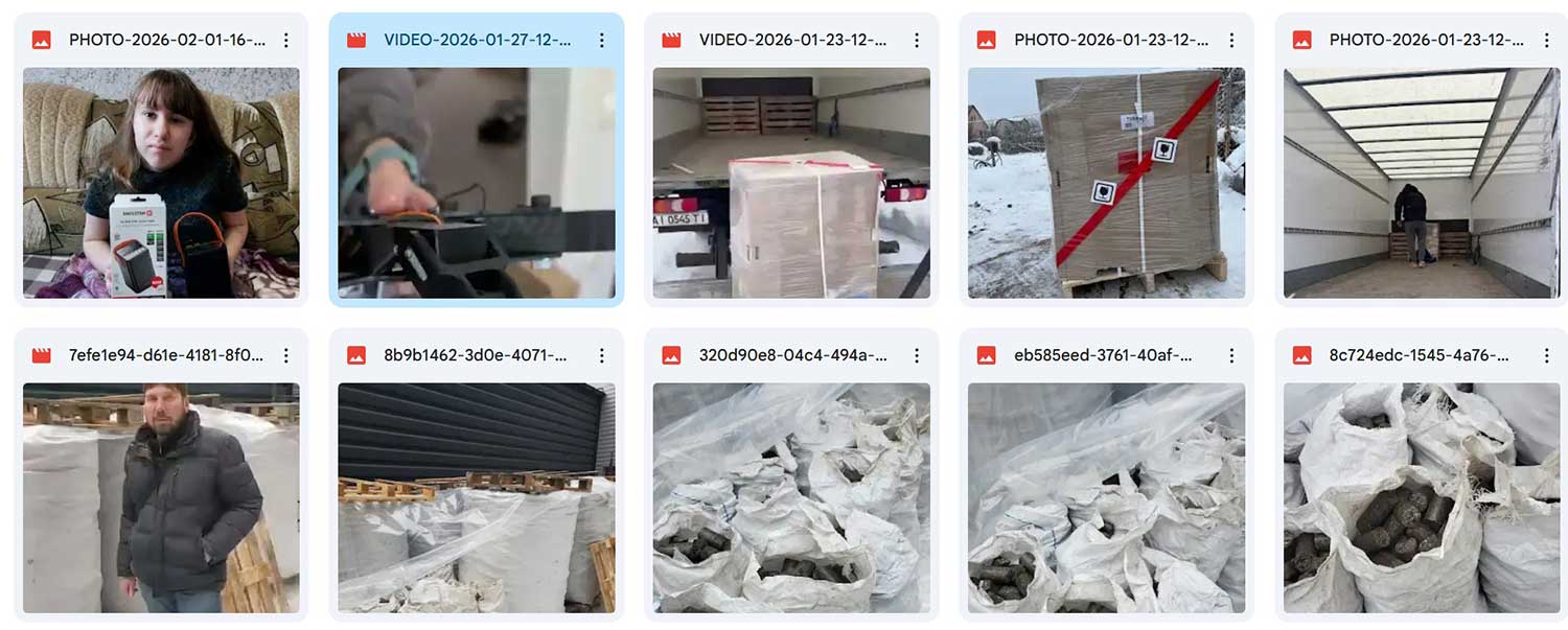 Heating Pelets, Drone - February 2026